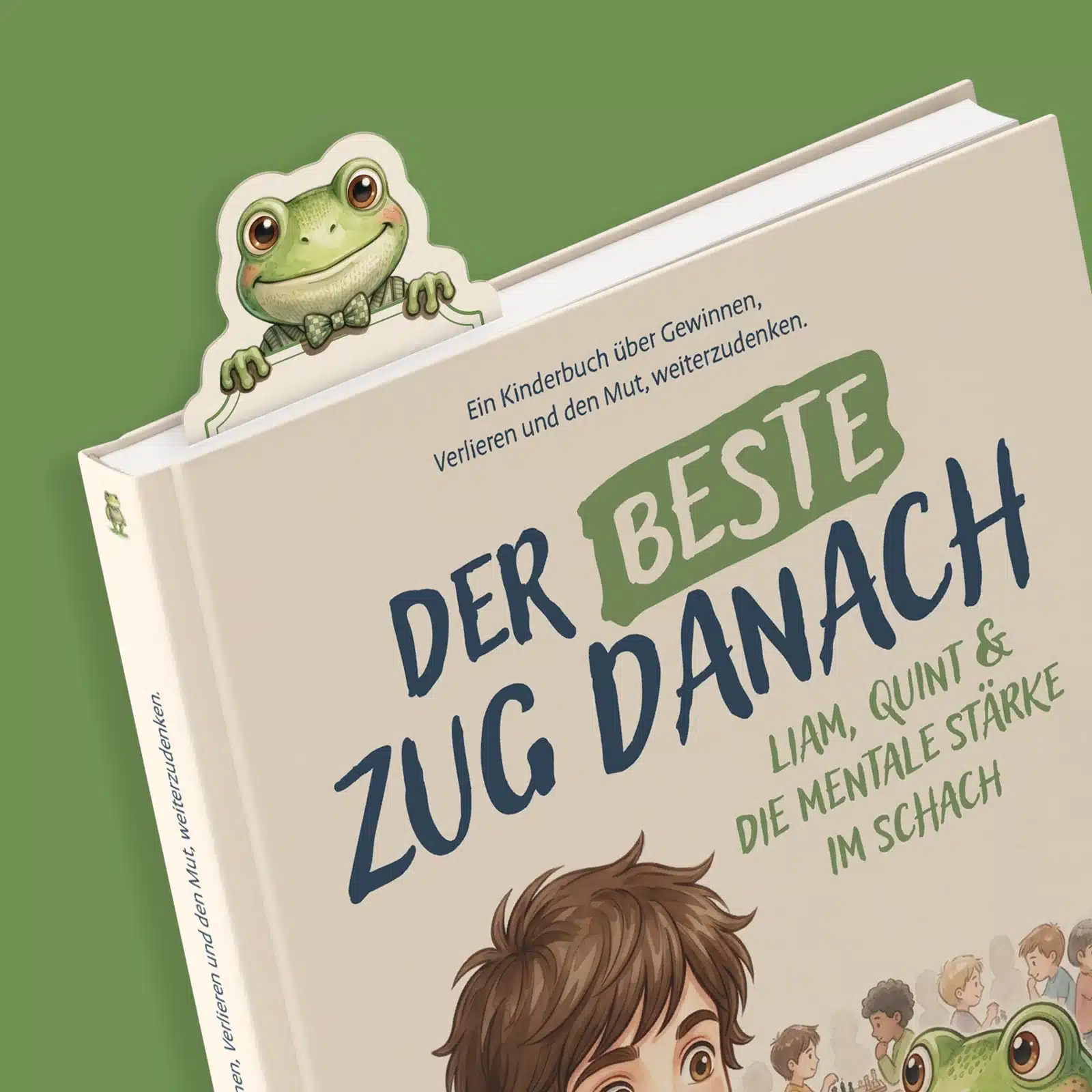 Quints Lesezeichen im geschlossenen Buch
